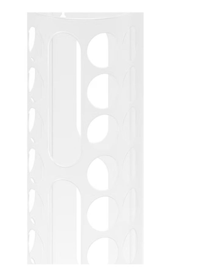 Plastic Bag Dispenser – Wall-Mount or Cabinet Organizer – White – Compact Storage Holder for Grocery & Shopping Bags – Space-Saving Design - Image 1
