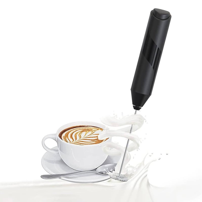 Portable Electric Milk Frother Handheld Battery Operated Foam Maker for Coffee Lattes Cappuccino Hot Chocolate Matcha Easy Compact Kitchen Tool - Image 1