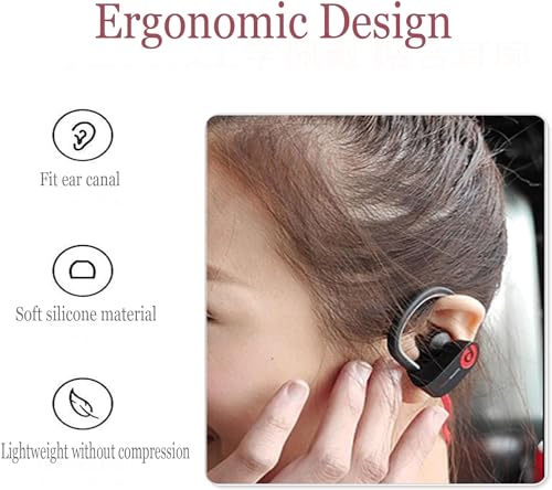 Sqrmekoko 10pcs Black Double Flange Replacement Silicone Earbuds EarTips 4.1mm Connector(Fits PowerBeats 2 wireless) - Image 4