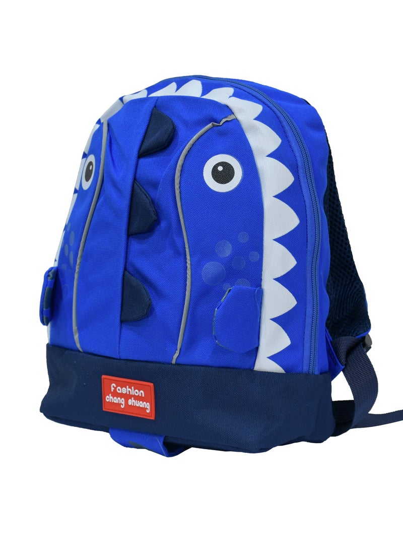 High quality nylon school backpack for girls and boys Blue
