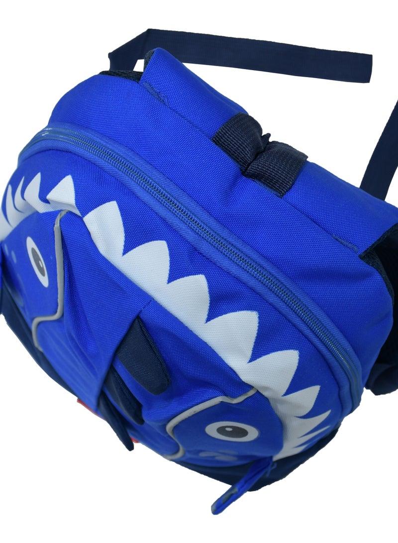 High quality nylon school backpack for girls and boys Blue