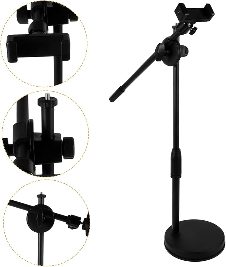 Jojofuny حامل هاتف ثلاثي القوائم قابل للتدوير 360 درجة للتسجيل المرئي والبث المباشر - Image 5