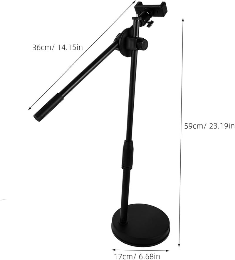 Jojofuny حامل هاتف ثلاثي القوائم قابل للتدوير 360 درجة للتسجيل المرئي والبث المباشر - Image 1