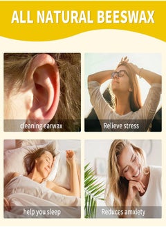 Sefudun 20 Pcs Aromatherapy Beeswax Ear Candle 10 Pcs Ear Protection Tray Set Reduce Tinnitus  - Image 5