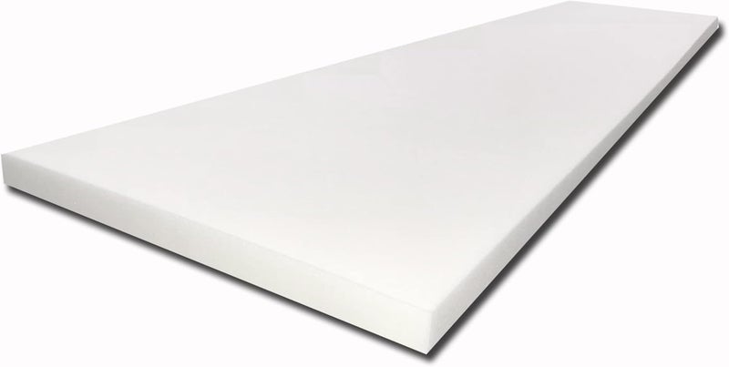 FoamTouch 1" X 24" X 84" Upholstery Foam Cushion High Density Standard (Seat Replacement, Upholstery Sheet, Foam Padding) - Image 1