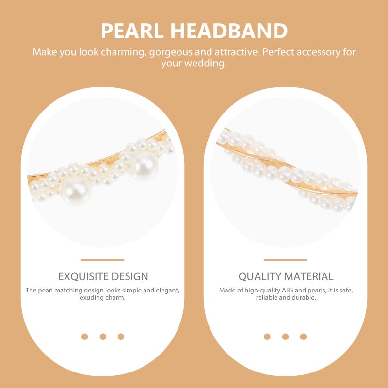 4Pcs Hairbands Girl Headdress ABS Hairbands - Image 5