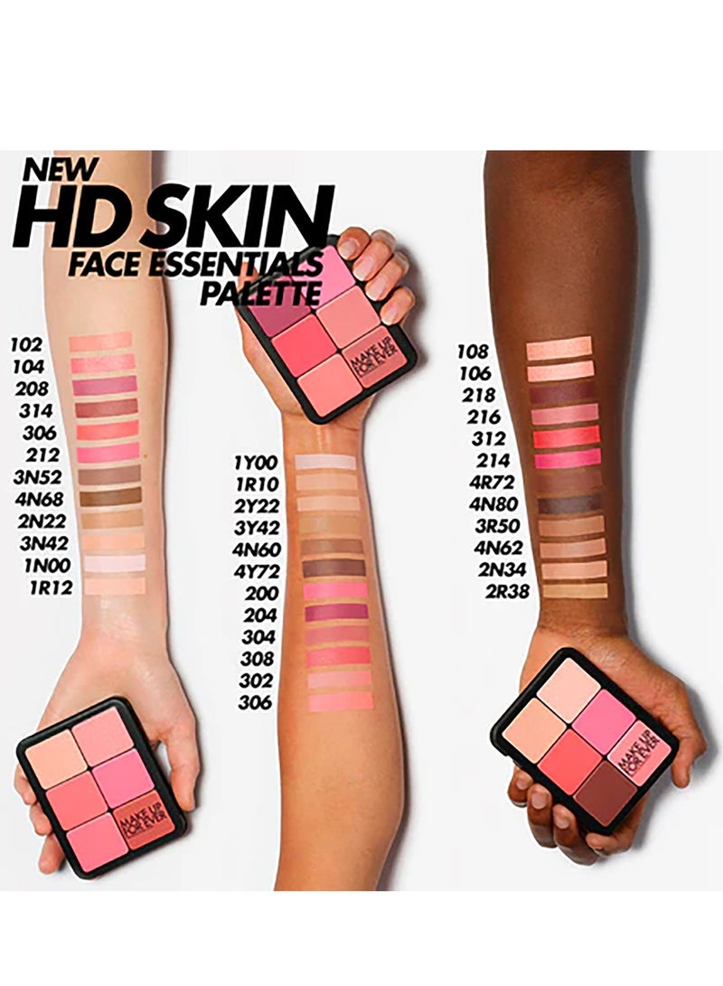 MAKE UP FOR EVER HD SKIN FACE ESSENTIALS PALETTE CREME VISAGE & JOUES -FACE & CHEEK CREAM PALETTE - Image 5