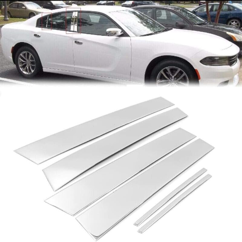DEMULAX Chrome Plated Car Window Pillar Posts Trims - Image 4