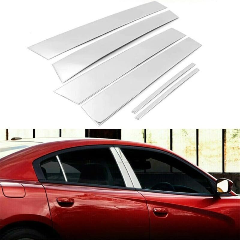 DEMULAX Chrome Plated Car Window Pillar Posts Trims - Image 5