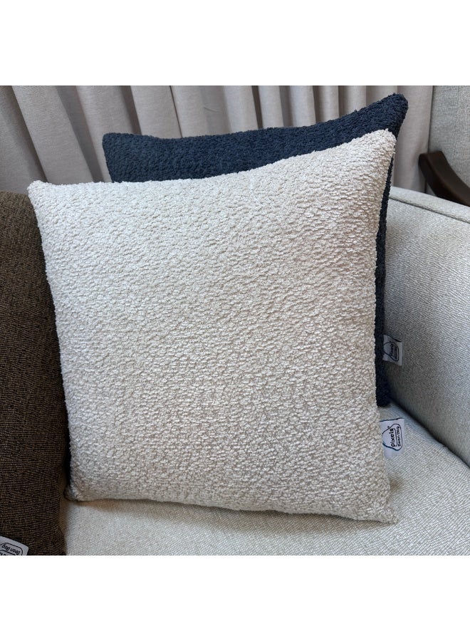 PixelsBeanBag Square Boucle Cushion Cover 40x40 cm (Without Filling) - Image 5
