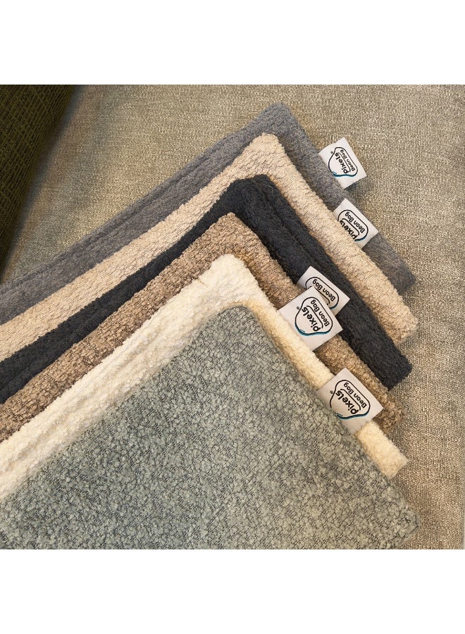 PixelsBeanBag Square Boucle Cushion Cover 40x40 cm (Without Filling) - Image 2