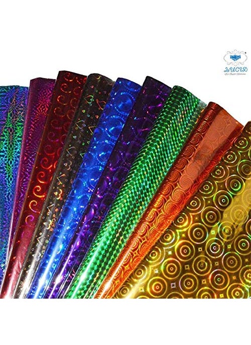 LUCID...We Build Relations LUCID...We Build Relations Wrapping Paper for Gifting Purpose Pack of 50 Sheets Plastic Holographic Metallic Gift Paper Wrapping Sheets Especially for Gifts for Loved, (19.50 X 28 Inch)  - Image 4