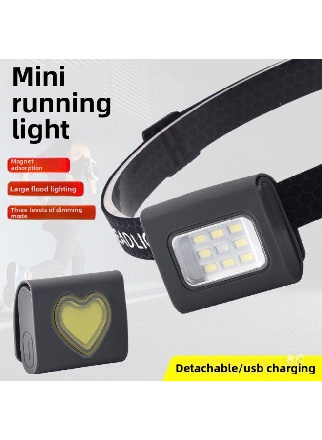 Embedded Outdoor Night Run Rechargeable Portable Magnetic Multi-function Headlight Mini Portable Mobile Hand Free Shipping-Product Specifications:✍✨ Top Configuration With 899 Days Of Standby  Running Lights + Headlights + Magnetic Suction  - Image 3