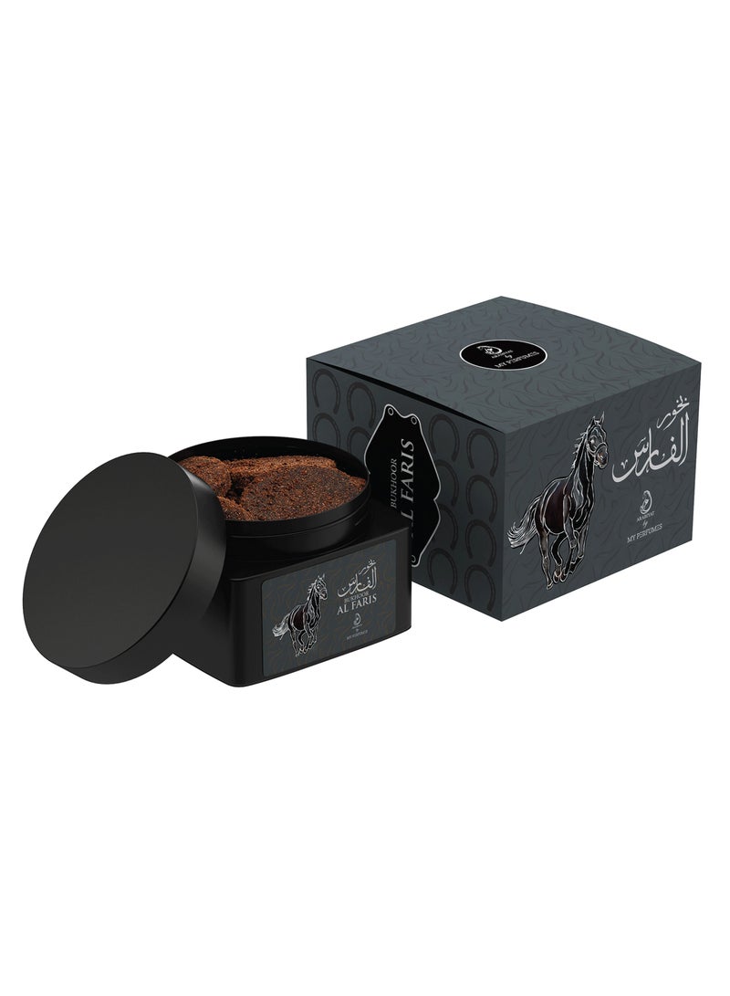 my perfumes AL FARIS from ARABIYAT, Solid Incense Bakhoor 100gm - Image 1