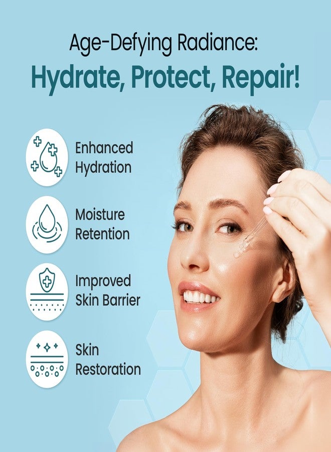 Honeyskin - Hyaluronic Acid Serum for Face with Vitamin E Oil for Skin - Anti-Aging and Hydrating Face, Hydration Moisturizer with B5 - Non-Greasy, Paraben Free, Wrinkle Reducing Serum - (2oz) - Image 4