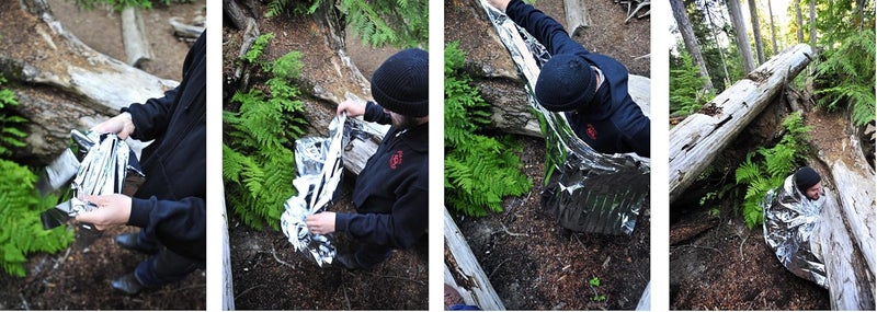 Grabber Outdoors The Original Space Brand Emergency Survival Blanket - Silver (Pack of 3) - Image 3