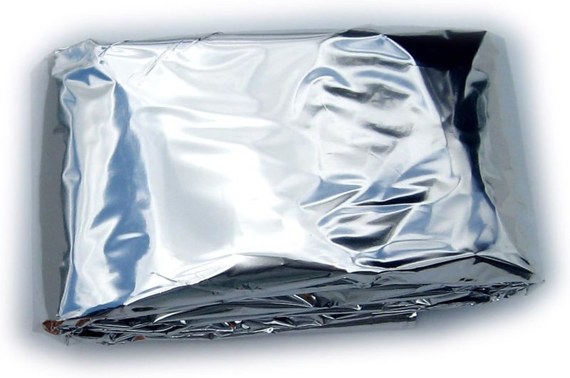 Grabber Outdoors The Original Space Brand Emergency Survival Blanket - Silver (Pack of 3) - Image 2