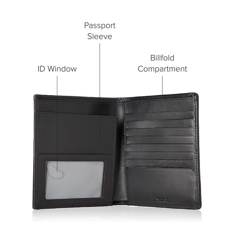 TUMI - Alpha Passport Case - Ballistic Nylon Passport Case Wallet - Compact - 5.8" X 4.8" X 0.8" - Black - Image 4