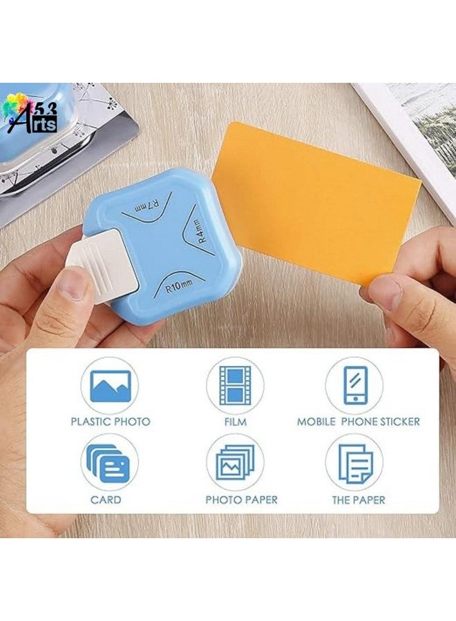 53 Arts 53ARTS 3 in 1 Corner Cutter Punch Size R4mm, R7mm and R10mm Rounder for Paper Craft and Photo Cutter Scrap-Booking Angle Eater - Image 2