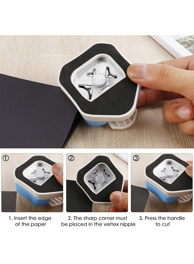 53 Arts 53ARTS 3 in 1 Corner Cutter Punch Size R4mm, R7mm and R10mm Rounder for Paper Craft and Photo Cutter Scrap-Booking Angle Eater - Image 5