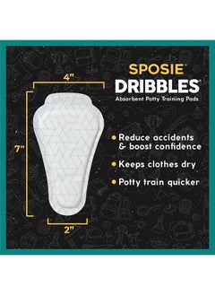 Select Kids The Viral TikTok Product to Potty Train Faster - Sposie Dribbles for Boys and Girls, Mom Approved, Use with Potty Training Seats, Charts, and Stickers, 28 ct.  - Image 2
