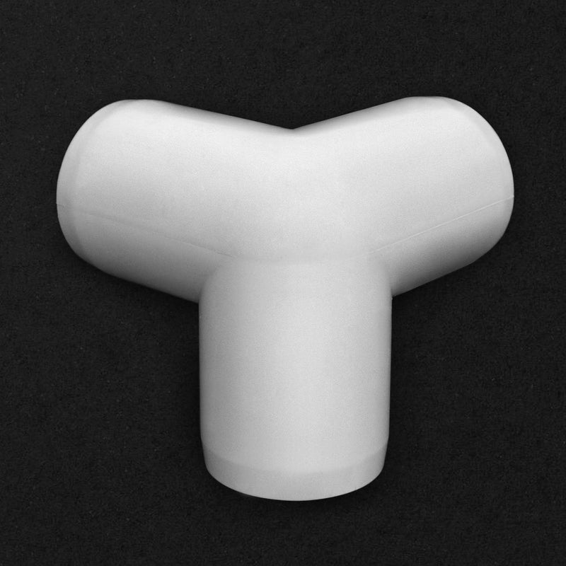 QWORK 3 Way 3/4" Tee PVC Fitting Elbow, 10Pack PVC Fitting Connector,Furniture Grade,for Building Furniture and PVC Structures,White - Image 5