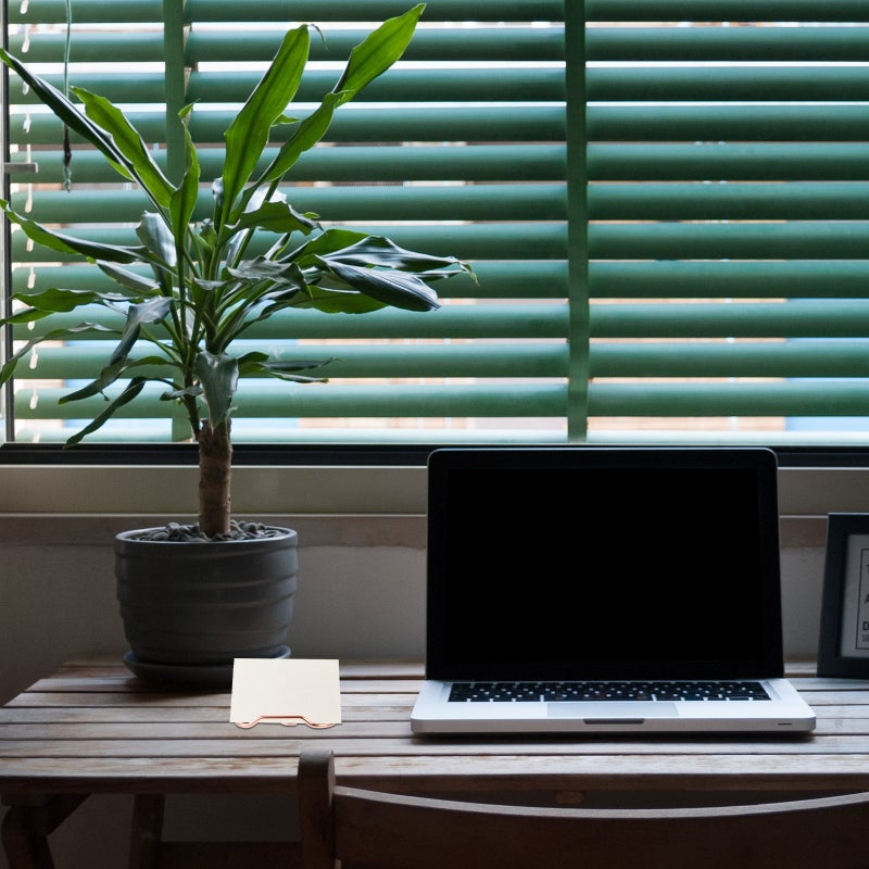 حامل بطاقة الأعمال المعدنية سطح المكتب حامل بطاقة العمل للمنزل - Image 4