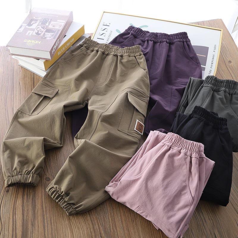 Men'S And Women'S Cuhk Children'S New Overalls Pants 25 Years Leisure Sports Pants Tide Fan All-Match Solid Color Loose-Fit Pants - Image 2
