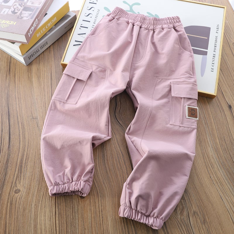 Men'S And Women'S Cuhk Children'S New Overalls Pants 25 Years Leisure Sports Pants Tide Fan All-Match Solid Color Loose-Fit Pants - Image 3