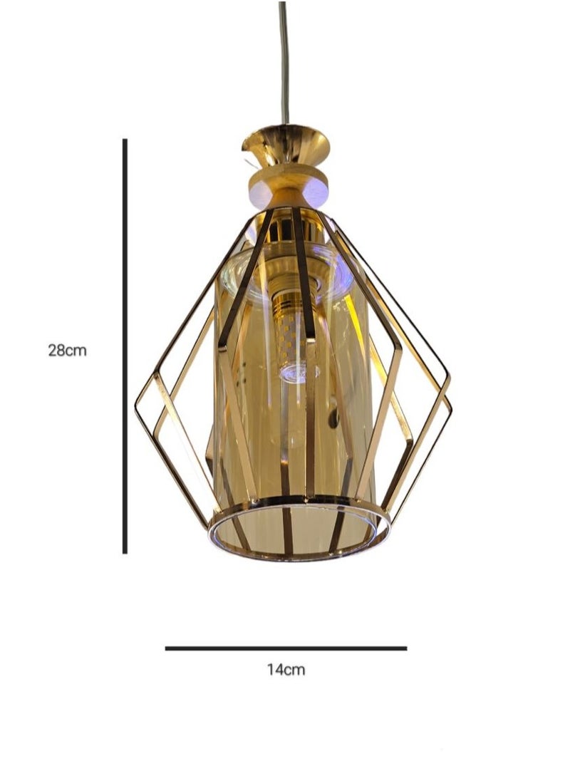 Tech Light Chandelier Gold E27*1 max40w-2pcs  - Image 2