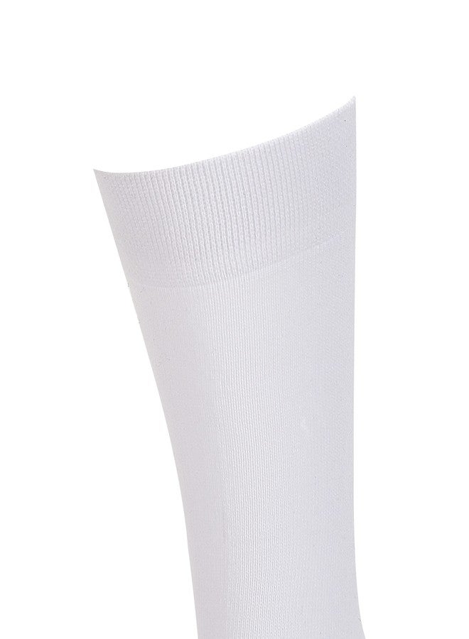 Astra School Socks - Pure Cotton with Spandex (White) - Pack of 3 Pairs (Size 2 | 2-3 Years) - Image 3