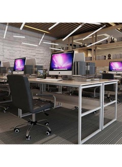 AnneFish 100*45*72cm Computer Desk Home Office Writing Study Desk Modern Simple Style Laptop Table With Storage Board  - Image 3
