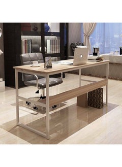 AnneFish 100*45*72cm Computer Desk Home Office Writing Study Desk Modern Simple Style Laptop Table With Storage Board  - Image 4