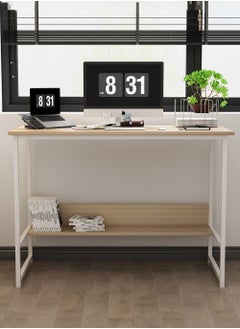 AnneFish 100*45*72cm Computer Desk Home Office Writing Study Desk Modern Simple Style Laptop Table With Storage Board  - Image 2
