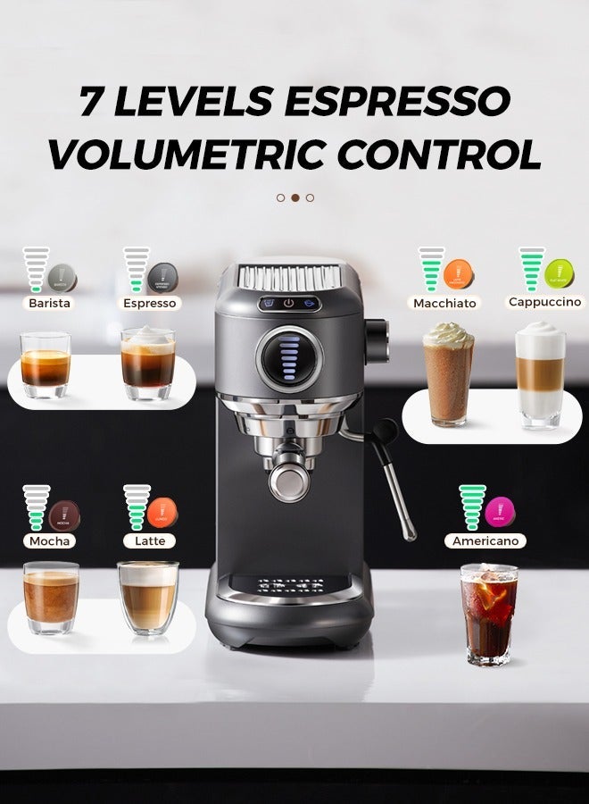Cafelffe 4 In 1 Espresso Machine Hot Cold Coffee Machine For NS DG ESE Pods And Ground Coffee For Household Hotel And Office 1.1L - Image 3
