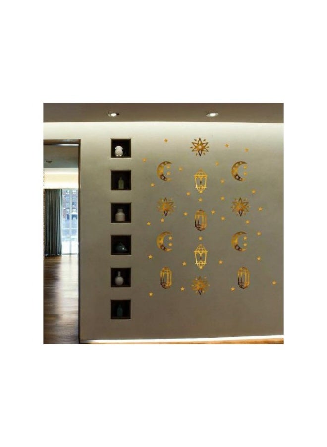 زينه على الحائط او على الباب على شكل نجوم واهله وفوانيس لزينه رمضان - Image 3