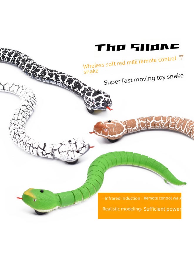 Simulation Remote Control Snake Animal Model Electric Induction Remote Control Cockroach Trick Toy A Generation Of Hair-Color:Remote Control Hamster Gray  - Image 3