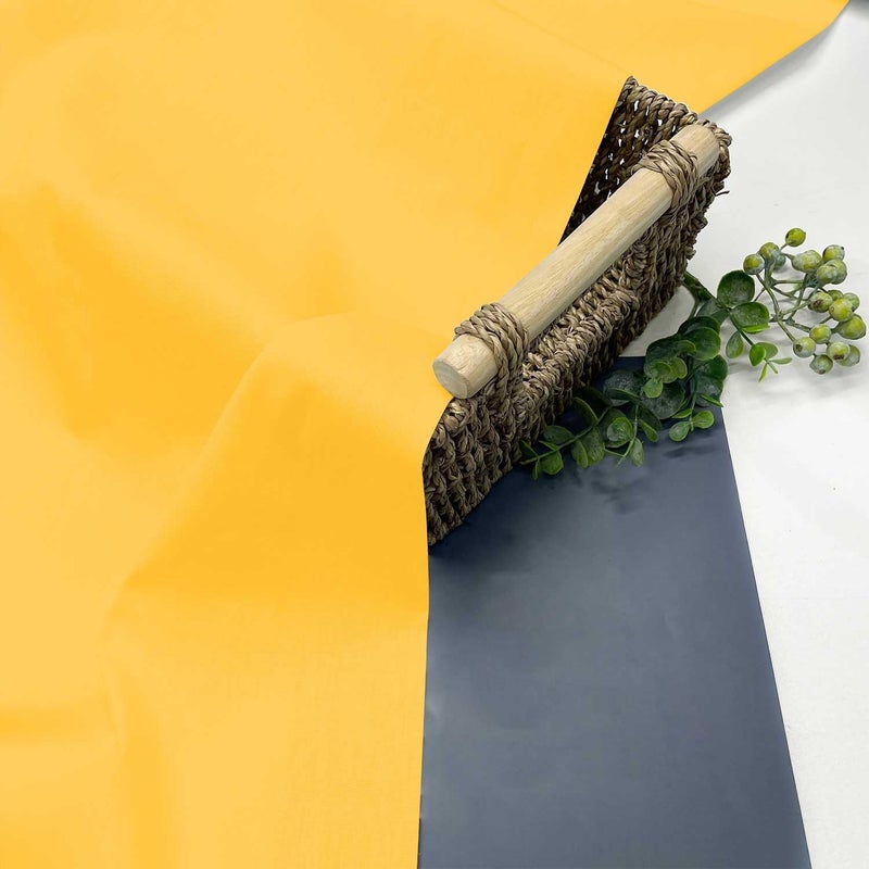 TYTYUU Yellow Photo Backdrop for Photoshoot Yellow Background for Photography Photo Backdrop Curtain for Party 6 x 9 FT - Image 3