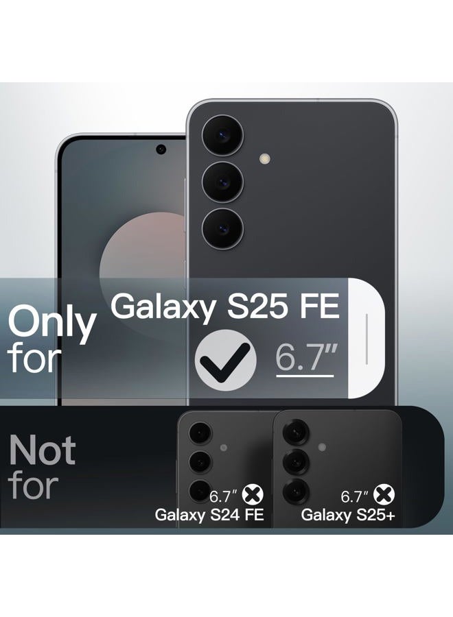 Jetech Magnetic Case for Samsung Galaxy S25 FE, Compatible with MagSafe, Translucent Matte Back Shockproof Phone Cover (Black) - Image 2