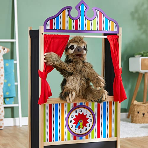 Folkmanis 3131 ThreeToed Sloth Hand Puppet One Size Multicolor - Image 5