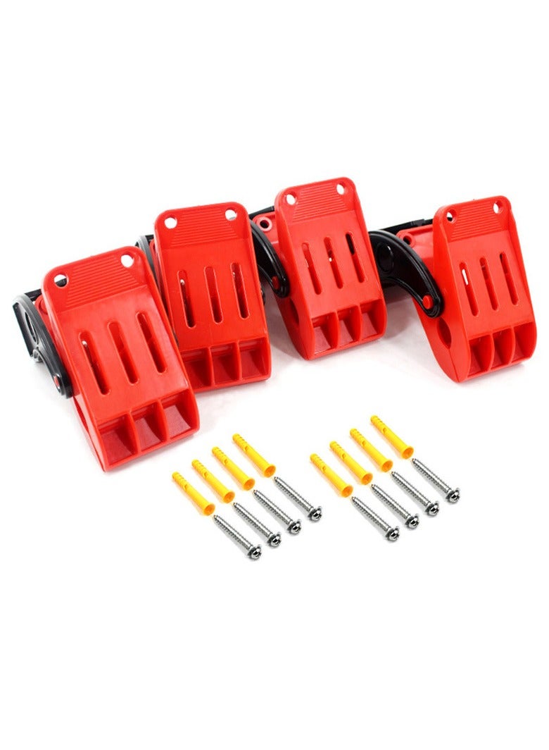Generic Set of four car mat rinse clips Car mat wash clips multi-purpose wall mounted clamps  - Image 1
