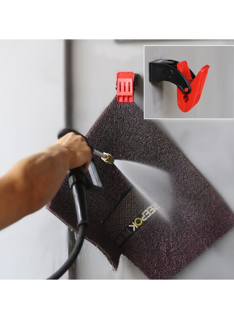Generic Set of four car mat rinse clips Car mat wash clips multi-purpose wall mounted clamps  - Image 2