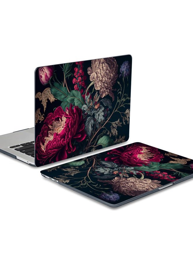 Batianda Case for New MacBook Pro 13 Inch 2022 M2 Chip and Model A2338 M1 A2251 A2289 2021 2020 Release,Stylish Designed Hard Shell with Keyboard Cover & Screen Protector, Vintage Flower - Image 5