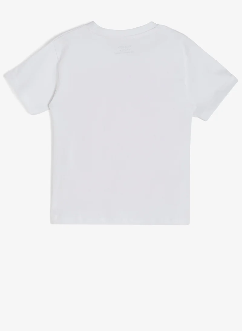 ريبلز مع نمشي Girls Drop Shoulder T-shirt