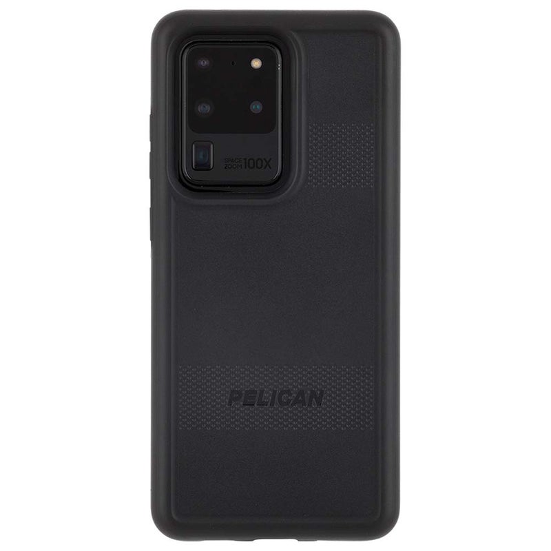 Pelican Protector Series - Samsung Galaxy S20 Ultra 5G Case 6.9' [Wireless Charging Compatible] Rugged Protective Phone Case Cover for S20 with Anti-Scratch Tech [10FT MIL-Grade Drop Protection] Black - Image 1