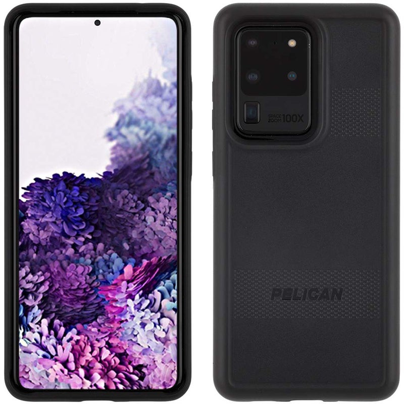 Pelican Protector Series - Samsung Galaxy S20 Ultra 5G Case 6.9' [Wireless Charging Compatible] Rugged Protective Phone Case Cover for S20 with Anti-Scratch Tech [10FT MIL-Grade Drop Protection] Black - Image 2