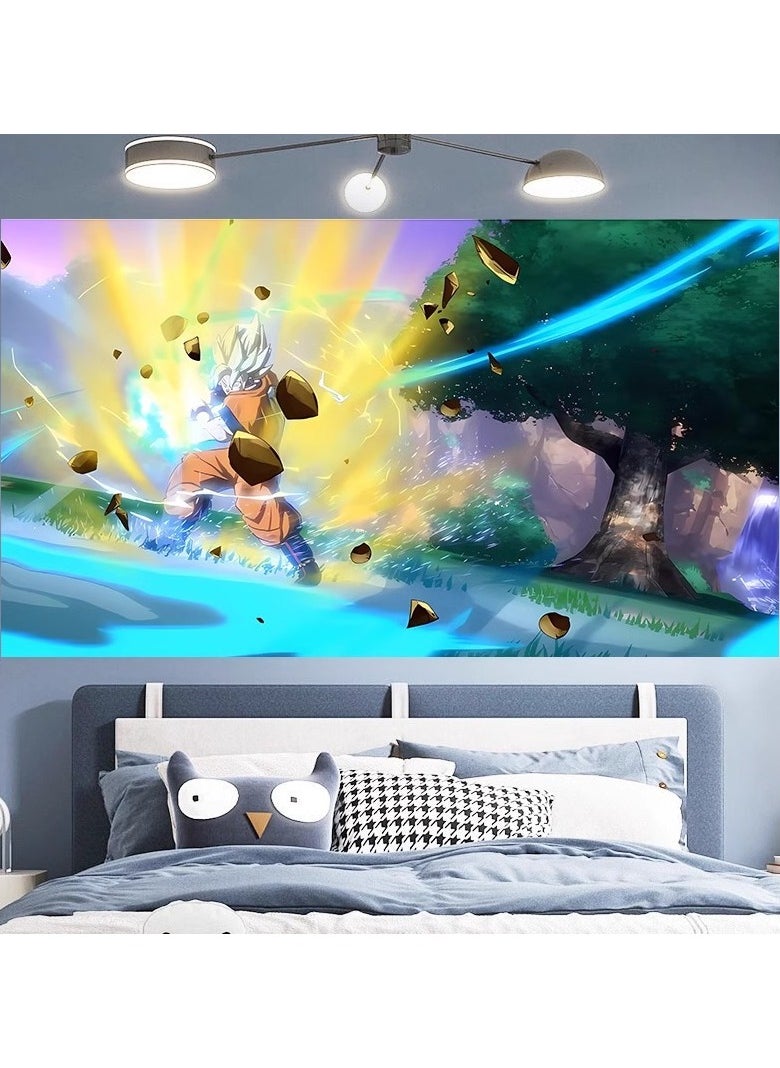 KUYING Dragon Ball Anime Bedhead Bedroom Background Fabric Wall 