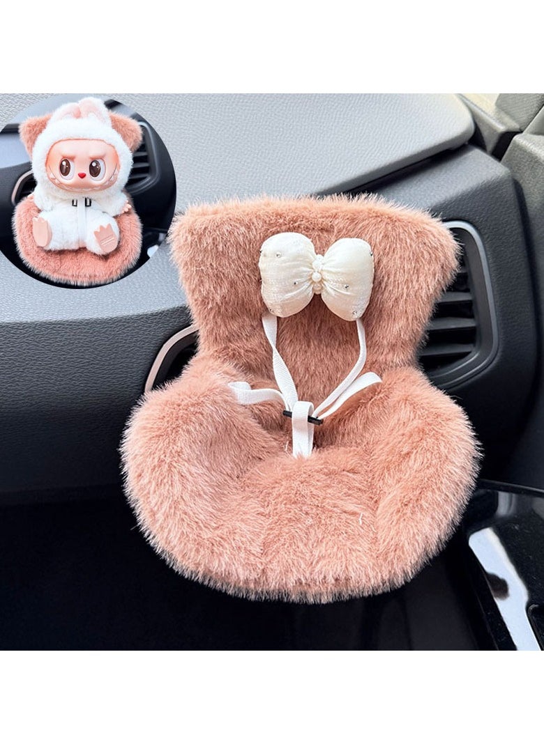 LABUBU Labubu doll safety seat Belle pendant car interior sofa aromatherapy decoration sitting posture LABUBU  - Image 1