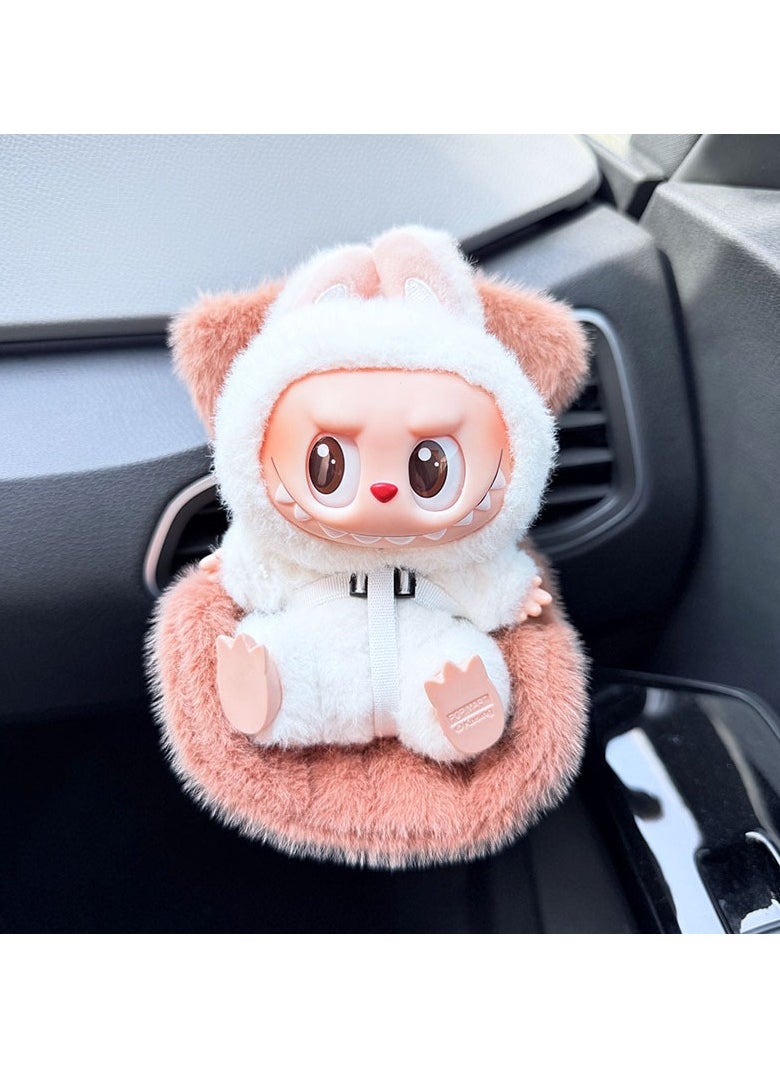 LABUBU Labubu doll safety seat Belle pendant car interior sofa aromatherapy decoration sitting posture LABUBU  - Image 2