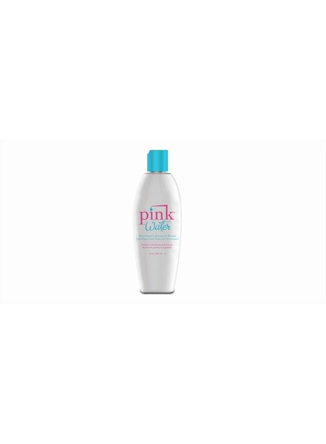 PINK Water 8oz - Pink Water is Our Purified Water-Based Lubricant That Provides The Long-Lasting Glide of Silicone, but with a Delicate texure That is Easy to Rinse and is Never Sticky. - Image 1